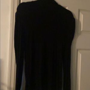 INC slight puff shoulder light weight turtle neck.